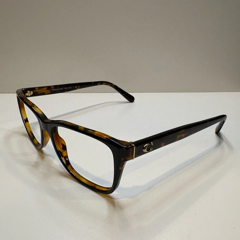 COACH HC‎ 6129 - 5446 (BLACK/TORTOISE) 54•16•140 COACH EYEGLASSES COACH GLASSES